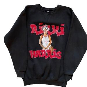 Ohio State Women’s Basketball Rikki Harris #1 Sweatshirt Crewneck Black OSU Gear